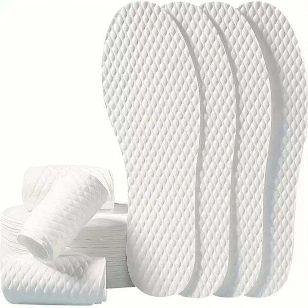 Semelle jetable absorbante respirante – Confort frais tout au long de la journée, anti-odeurs et hygiène optimale – Image 2