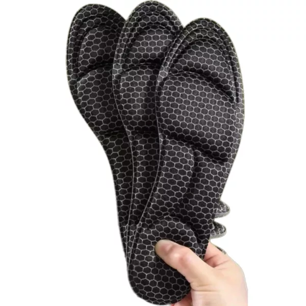 Semelle mémoire de forme nid d’abeille – Confort ultime pour pieds fatigués – Amorti moelleux et respirant
