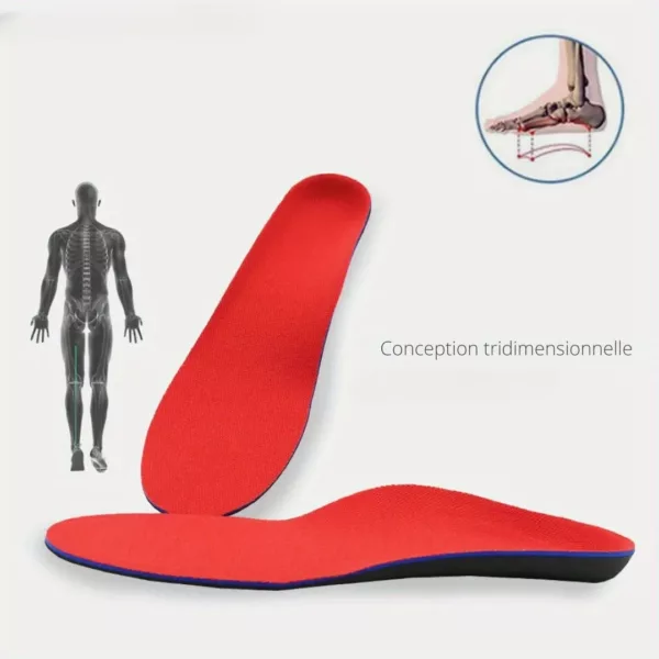 Semelle orthopédique soutien plat de l’arche – Soulage les douleurs plantaires et corrige la posture efficacement – Image 7