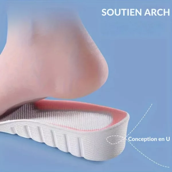 Semelle rehausseur confortable effet boost – Gagnez instantanément en taille avec un maintien optimal et un confort absolu – Image 5