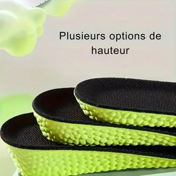 Semelle rehausseur invisible sport confort – Gagnez en taille discrètement avec un maintien optimal au quotidien – Image 6
