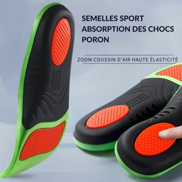 Semelle soutien voûte plantaire sport absorbeur choc – Soulage douleurs, booste confort et performance sportive – Image 7