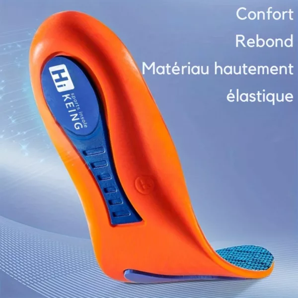 Semelle sport haute élasticité amortissante – Confort ultime pour courir sans douleur – Absorption des chocs et maintien optimal – Image 2