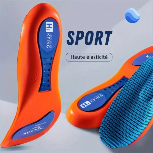 Semelle sport haute élasticité amortissante – Confort ultime pour courir sans douleur – Absorption des chocs et maintien optimal – Image 4