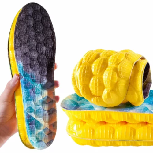 Semelle sportive amortissante design alvéolé – Confort ultime & absorption des chocs pour vos entraînements