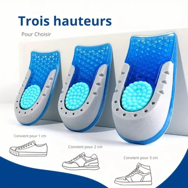 Semelle talonnette antidérapante amortissante – Soulage les douleurs plantaires et absorbe les chocs au quotidien – Image 4