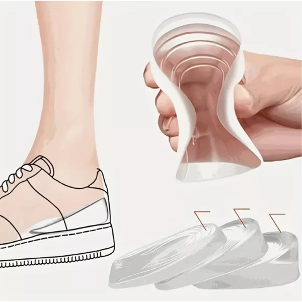 Semelle talonnette gel transparent souple – Image 2