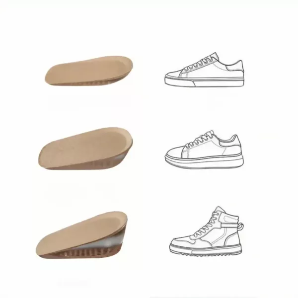 Semelle talonnette invisible antidérapante – Gagnez en hauteur discrètement et marchez confortablement sans glisser – Image 7