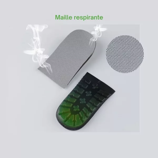 Semelle talonnette invisible rehausse confort – Gagnez jusqu’à 5 cm discrètement, posture améliorée toute la journée – Image 8