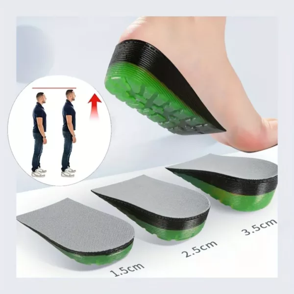 Semelle talonnette invisible rehausse confort – Gagnez jusqu’à 5 cm discrètement, posture améliorée toute la journée – Image 3