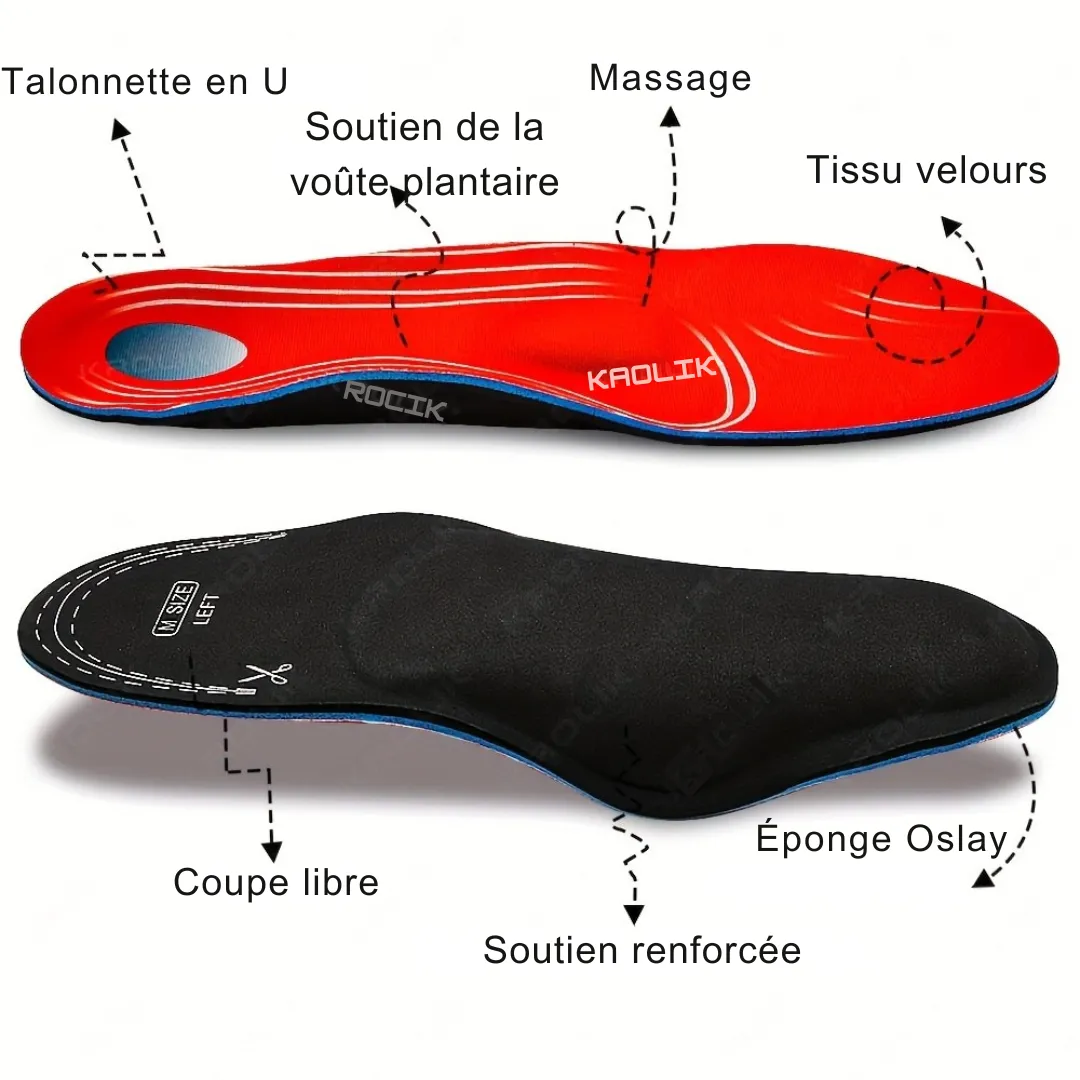 Semelles aponévrosite plantaire confort rembourré – Soulage instantanément la douleur au talon et à la voûte plantaire – Image 5