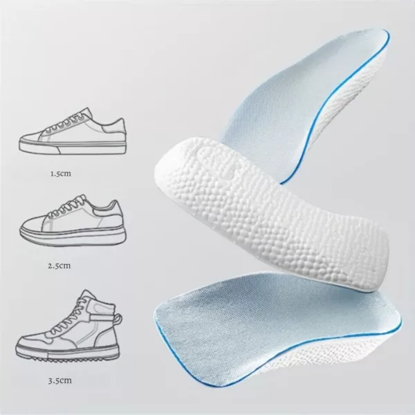 Talonnettes discrètes confort rehaussant – Gagnez jusqu’à 5 cm en toute discrétion sans douleur – Idéal chaussures homme et femme – Image 5