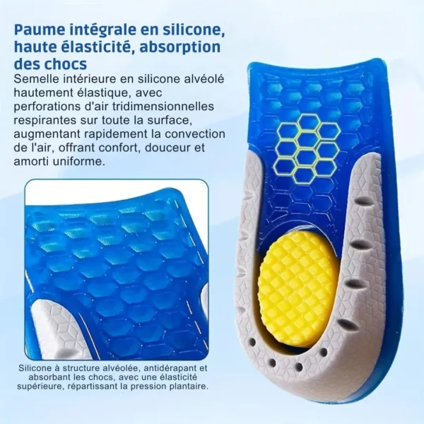 Talonnettes gel amorti rehausse pied – Image 5