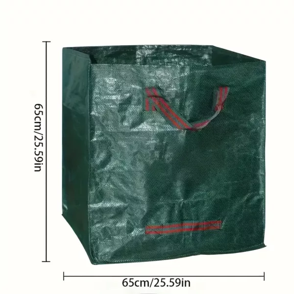 Sacs à déchets verts réutilisables – lot de 2 sacs de jardin robustes