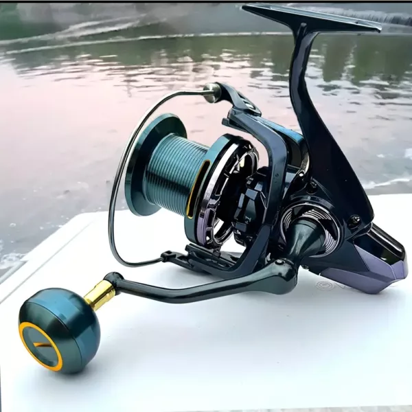Moulinet de pêche haute résistance 30 kg – longue portée eau douce et salée