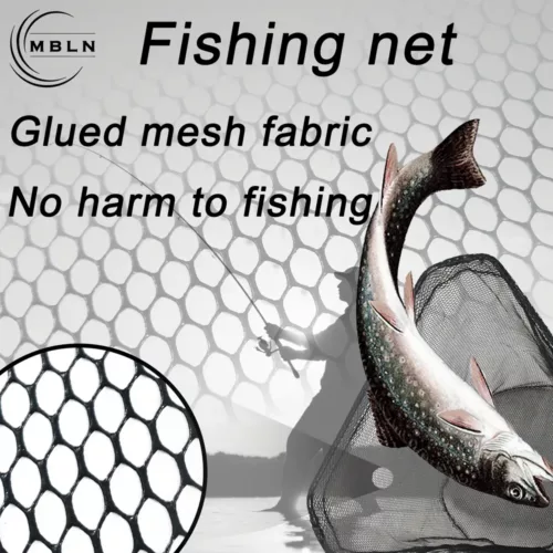 Épuisette de pêche télescopique avec filet large renforcé – manche extensible