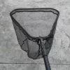 Epuisette télescopique pliable à maille caoutchouc – pêche eau douce ou salée