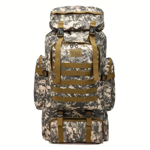 Sac à dos tactique en polyester résistant – idéal randonnée et plein air