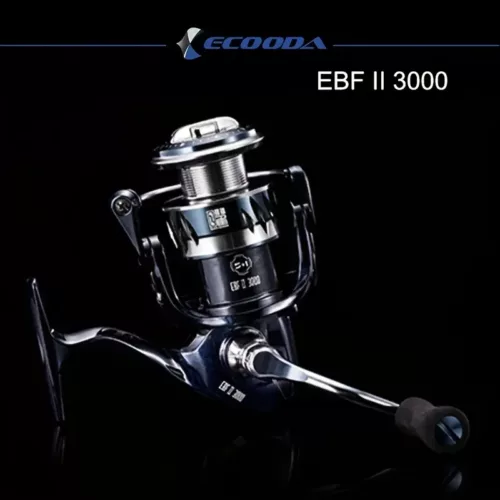 Moulinet de pêche spinning EBFⅡ en métal – robuste et fluide pour eau douce/mer