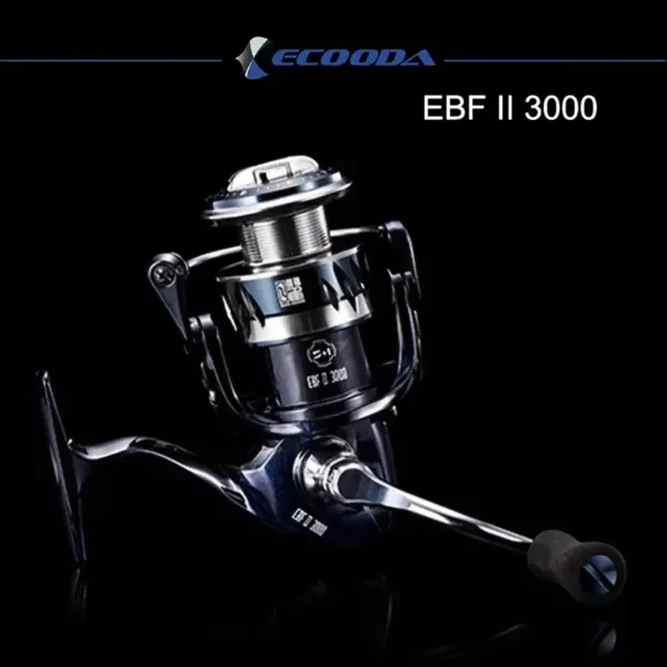 Moulinet de pêche spinning EBFⅡ en métal – robuste et fluide pour eau douce/mer