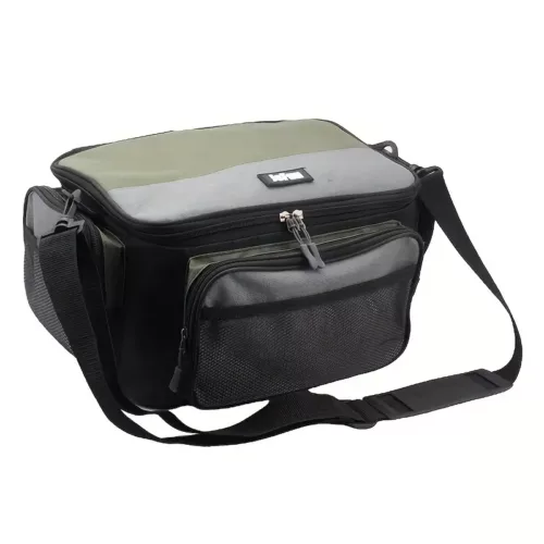 Sac de pêche multifonction en tissu Oxford – bandoulière rangement leurres