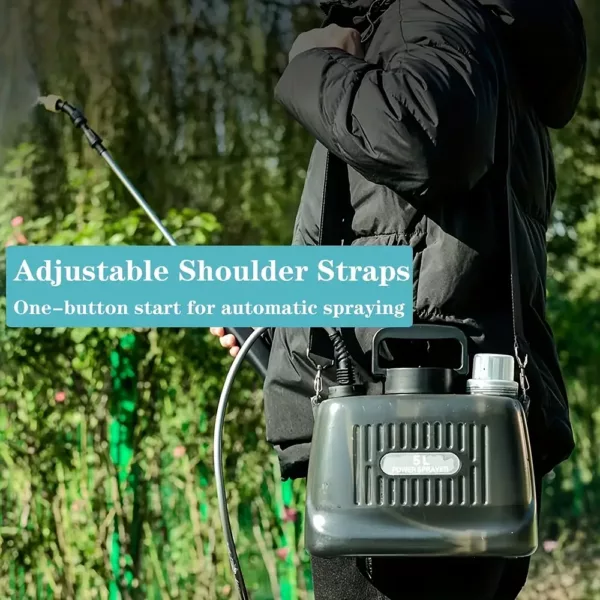 Pulvérisateur électrique à lance télescopique avec buse réglable – usage jardin