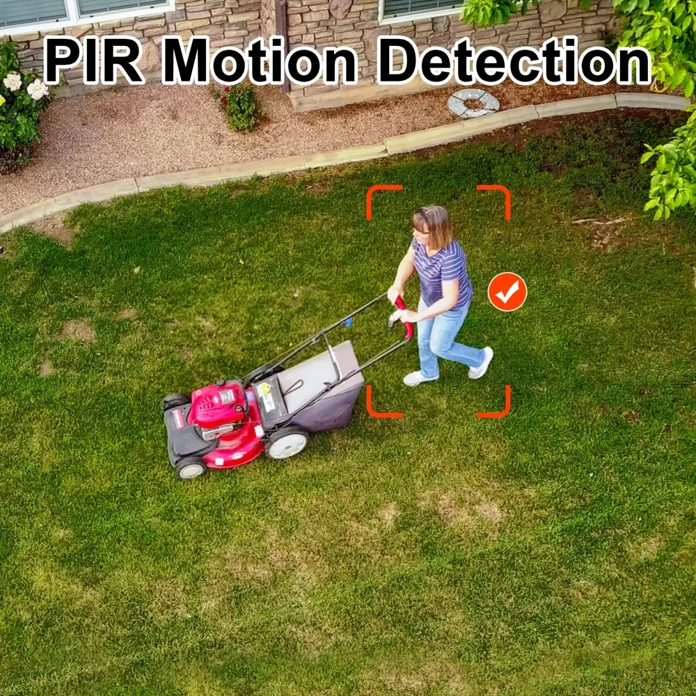 Caméra de surveillance extérieure WiFi solaire 3MP – vision couleur et audio bi-directionnel