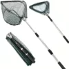 Épuisette de pêche pliable ultra-légère avec manche aluminium ergonomique