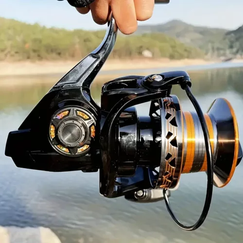Moulinet de pêche en métal haute performance – série DH9000 à 12000
