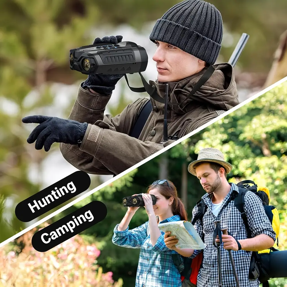 Jumelles vision nocturne infrarouge 4K avec écran LCD et enregistrement vidéo