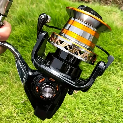 Moulinet de pêche en métal haute performance – série DH9000 à 12000