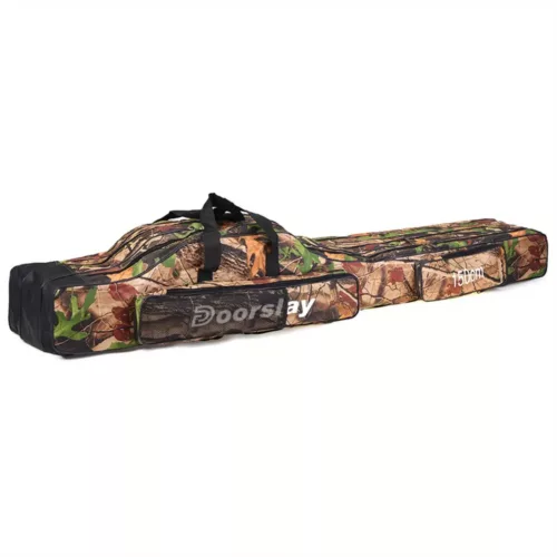 Sac de pêche 3 compartiments pliable – Fourreau portable multifonction robuste