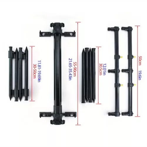 Support canne à pêche trépied aluminium robuste – maintien stable et pliable