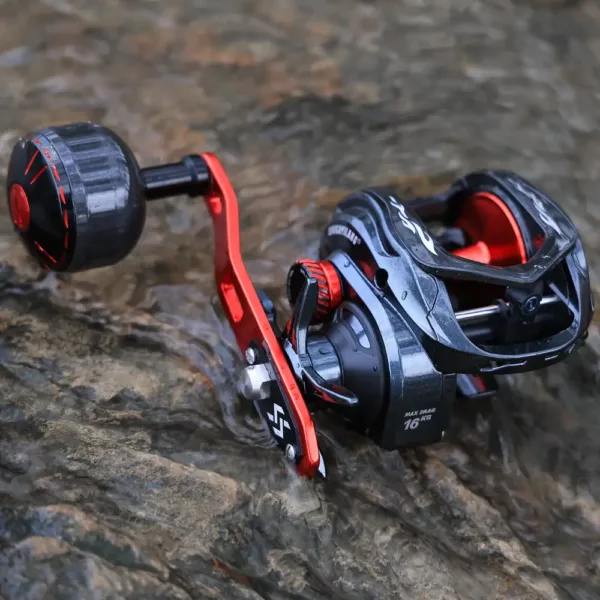 Moulinet de pêche lancer rapide 6.5:1 - 10 roulements inox anticorrosion mer/eau salée