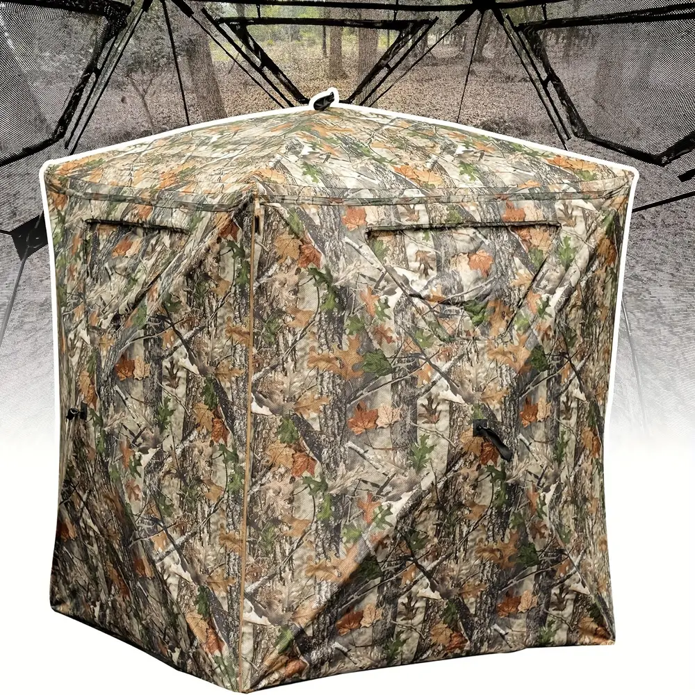 Tente d’affût portable 270° avec sac de transport – idéale chasse cerf et dindon