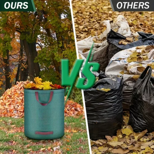 Sacs à déchets de jardin réutilisables – lot de 3 sacs résistants et durables