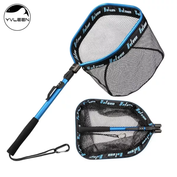 Filet de pêche flottant en nylon résistant avec flotteurs – usage polyvalent