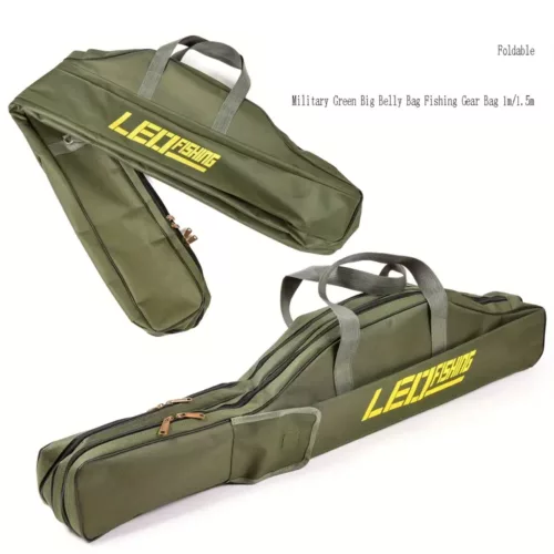 Sac à dos fourreau pêche pliable – rangement cannes et équipements multifonction