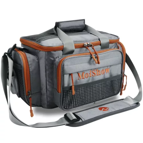 Sac de rangement rigide pour accessoires de pêche – poignée robuste et zippé