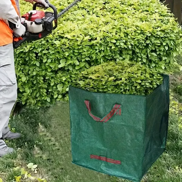 Sacs à déchets verts réutilisables – lot de 2 sacs de jardin robustes