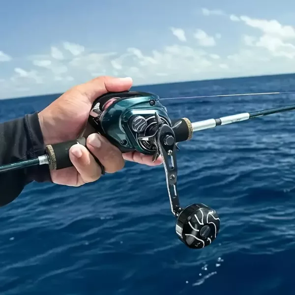 Moulinet jigging mer haute performance à tambour rotatif – récupération rapide