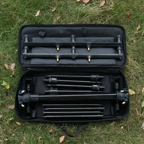 Support canne à pêche trépied aluminium robuste – maintien stable et pliable