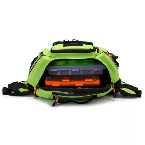 Sac de pêche à bandoulière multi-poches – rangement pratique pour leurres et accessoires
