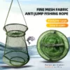 Bourriche de pêche pliable en nylon renforcé – panier filet robuste et compact