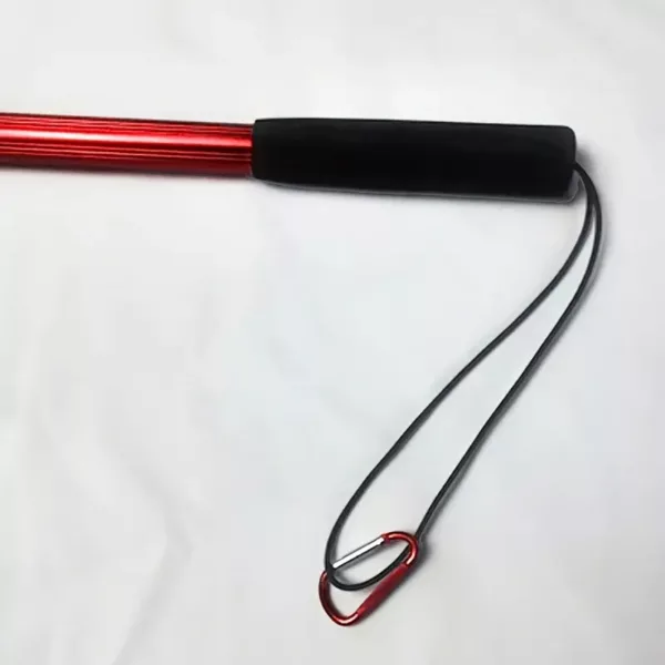 Filet de pêche pliable en aluminium avec poche silicone et mailles fines