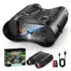 Jumelles de vision nocturne infrarouge 4K avec zoom 8x – portée 300m