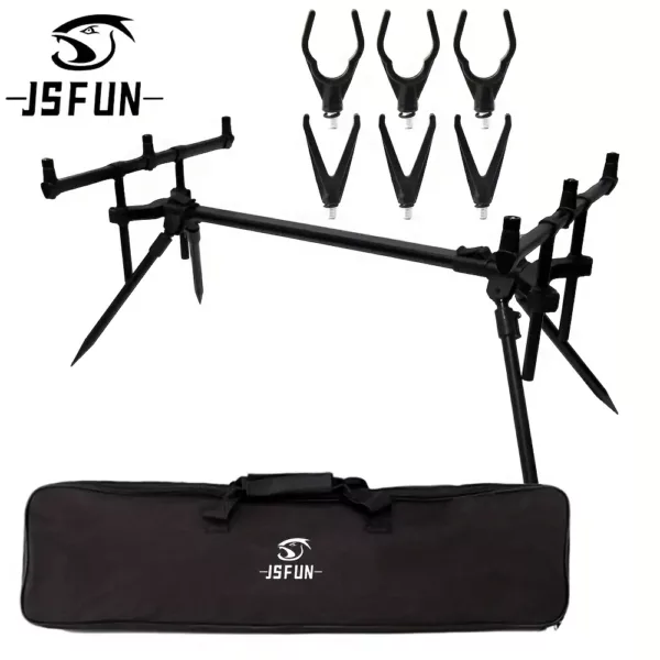 Support de canne à pêche rétractable ajustable – stable et facile à installer