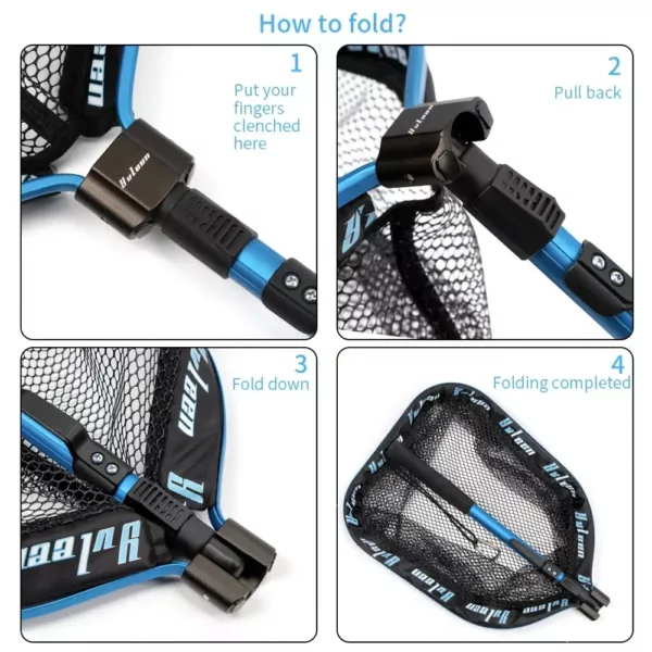 Filet de pêche flottant en nylon résistant avec flotteurs – usage polyvalent