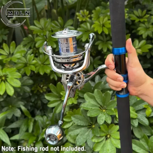 Moulinet spinning en métal longue distance – robuste et fluide pour pêche sportive