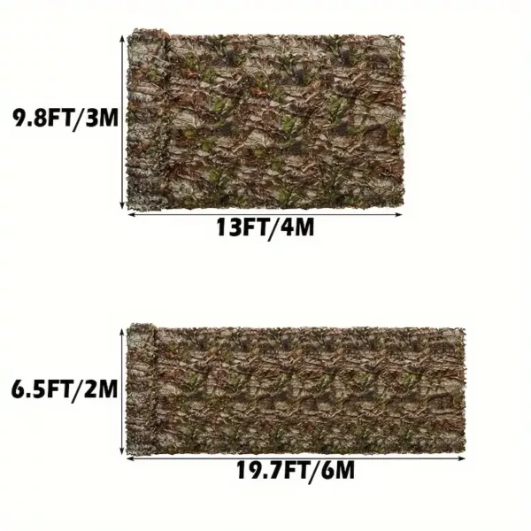 Filet de camouflage bionique motif forêt – idéal chasse, déco ou abri extérieur